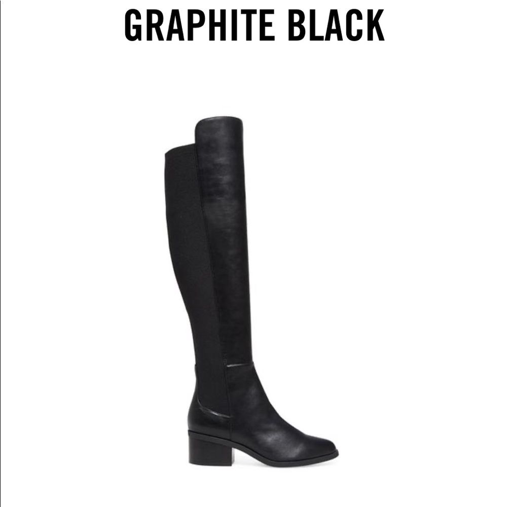 Steve Madden graphite black boot 6.5